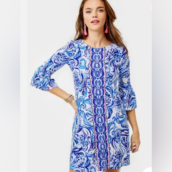 Lilly Pulitzer-Don’t be Jelly Engineered Dress BNWT Ophelia Dress - Picture 2 of 10